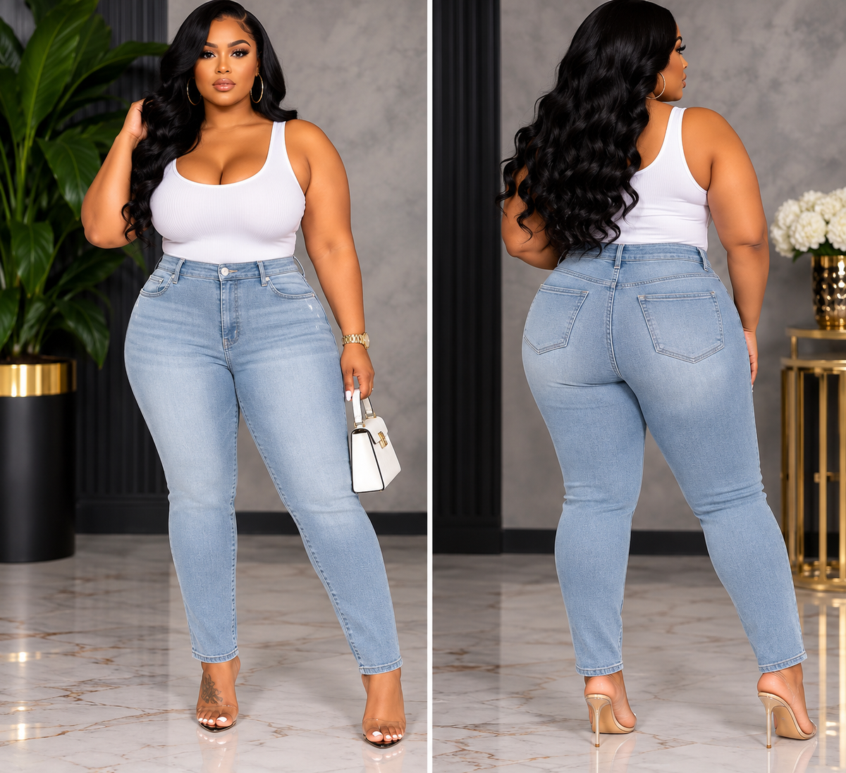 Ice Queen Light Wash Jeans