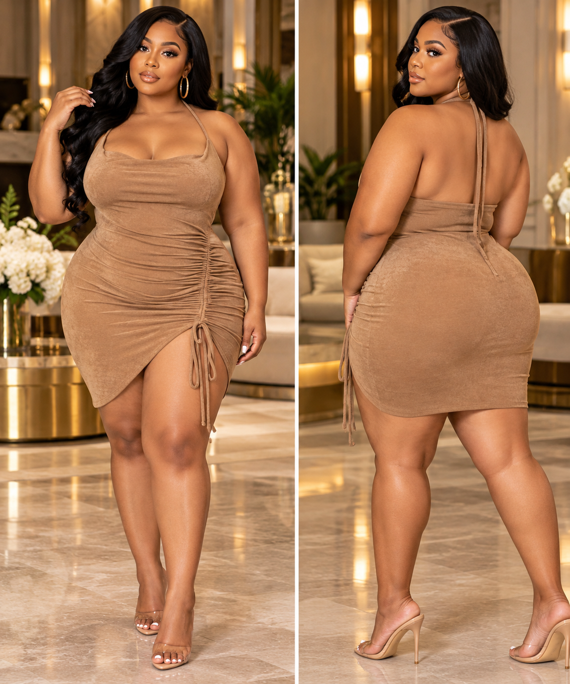 Pecan Brown Dress