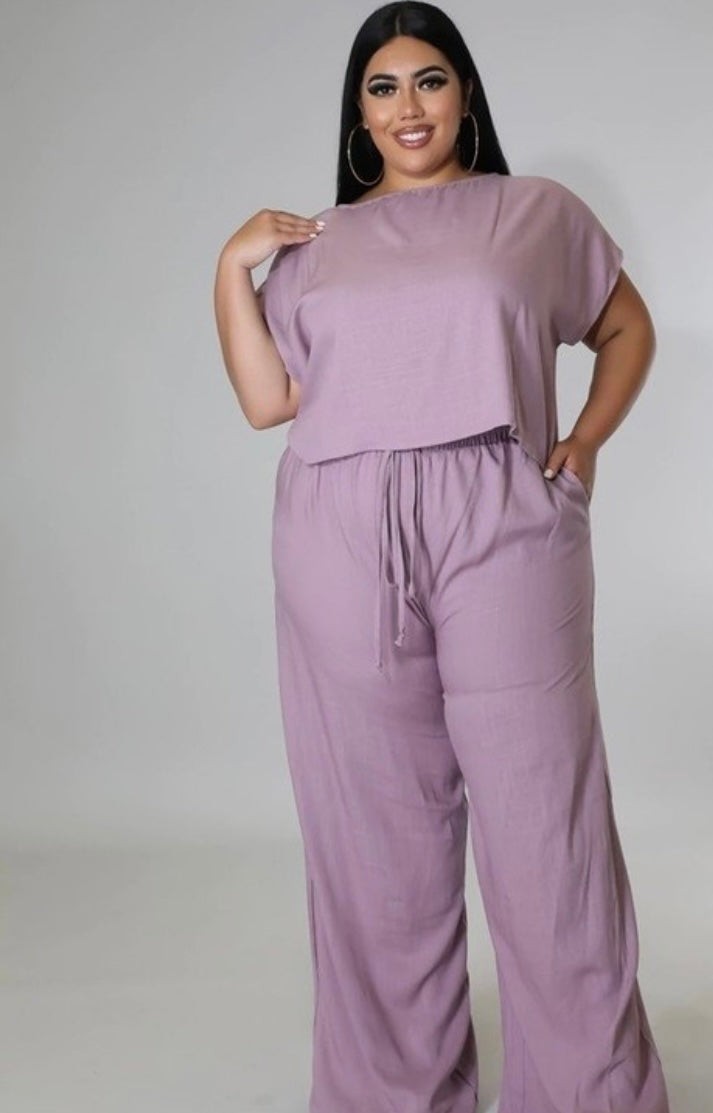 Lavender Two Piece Set