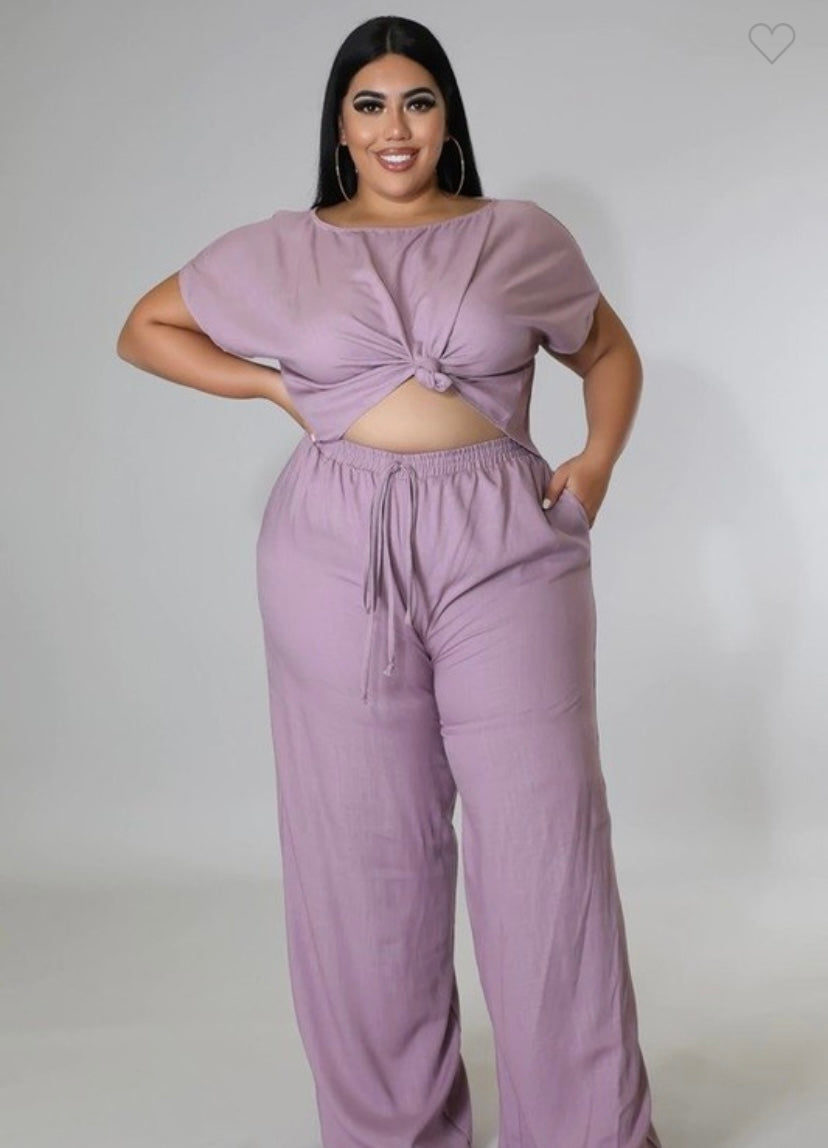 Lavender Two Piece Set