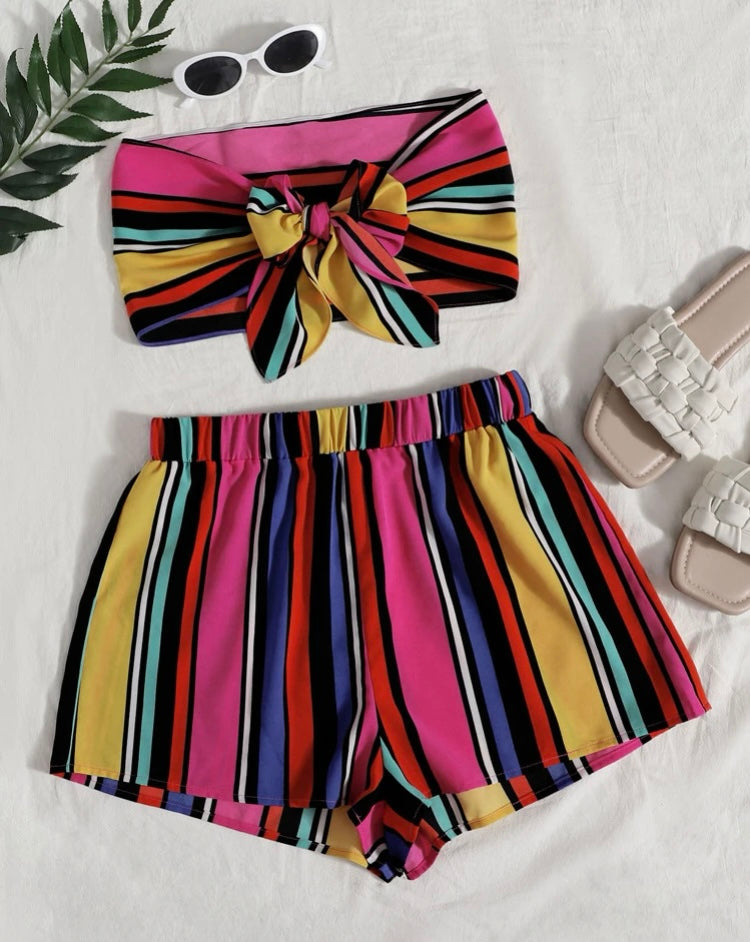 Multi Color Two Piece